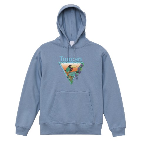 【雷太第2弾】Toucan’s Hoodie Acid Blue（Mサイズ）