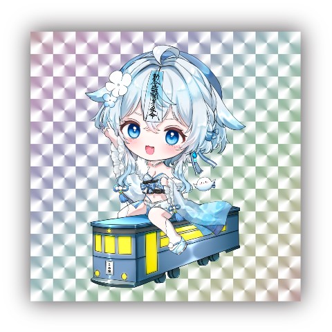 【うら飯紺汰】キラキラシール