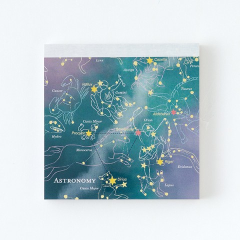 【STUDYHOLIC】メモパッド・スクエア(天文学/オリオン)