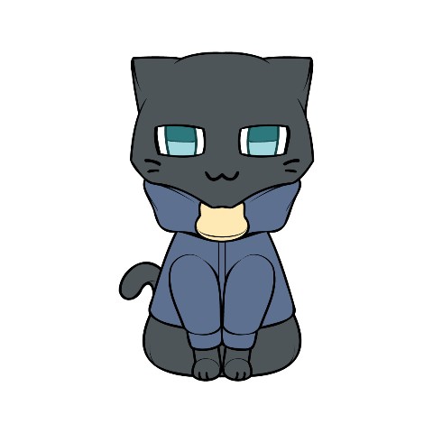 【トラクロ兄弟第2弾】ぬいぐるみ ネコノア