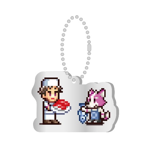 【ハヤトの野望×カイロソフト】アクリルキーホルダー海鮮!!すし街道