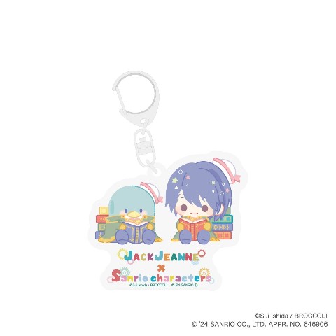 【ジャックジャンヌ×サンリオキャラクターズ】アクリルキーホルダー 世長創司郎×タキシードサム