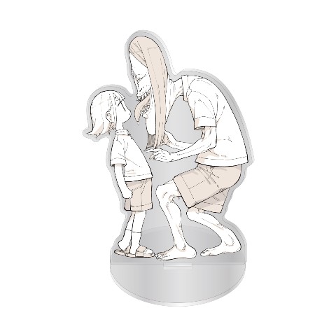 【ぬこー様ちゃん】キャラスタンド クソデカ先輩とぬこー様ちゃん