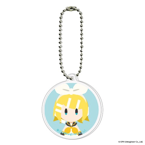 鏡音リン 10th アクリルキーホルダー バースデーパーティー 初音ミク