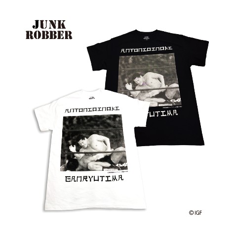 アントニオ猪木】巌流島 Tシャツ JUNK ROBBER(黒/M) / vvstore