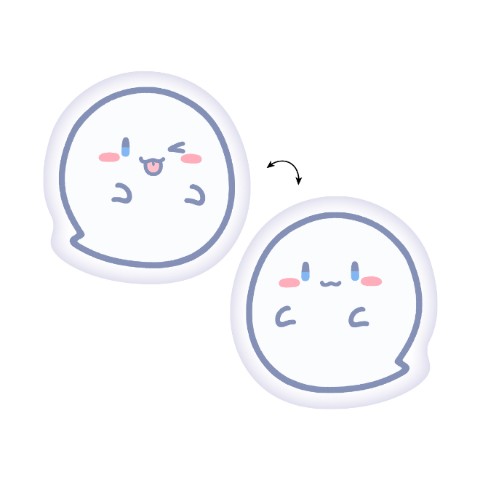 【しらほし卯乃第3弾】ダイカットクッション