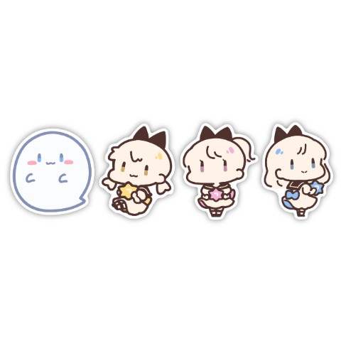 【しらほし卯乃第3弾】キャラスタンド こわいいおばけ