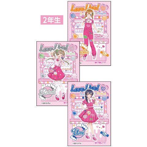 【ラブライブ！×ヴィレッジヴァンガード】ステッカー3枚セット（2年生）
