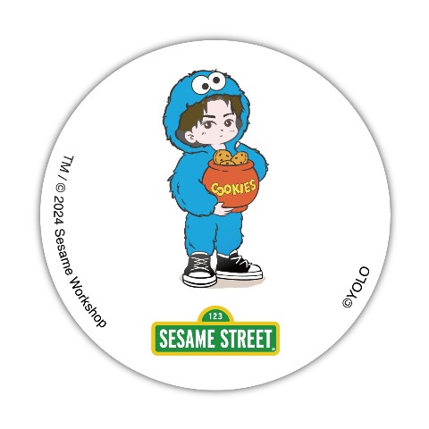 【與 真司郎 meets クッキーモンスター】缶バッジ WH 與真司郎