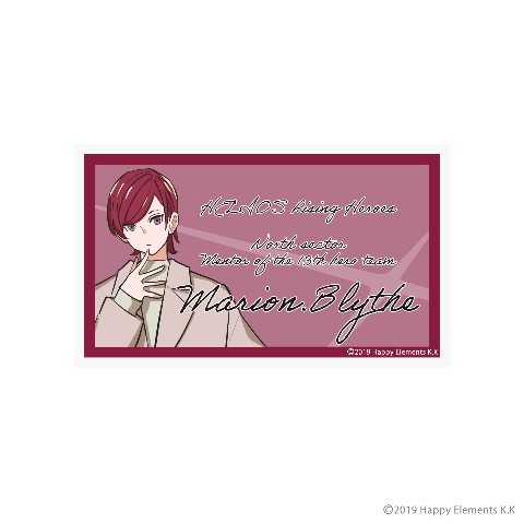 【エリオスライジングヒーローズ】アクリルネームバッジ マリオン・ブライス