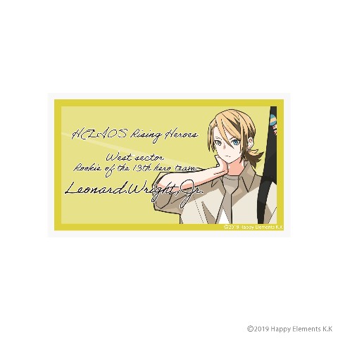 【エリオスライジングヒーローズ】アクリルネームバッジ レオナルド・ライト・Jr