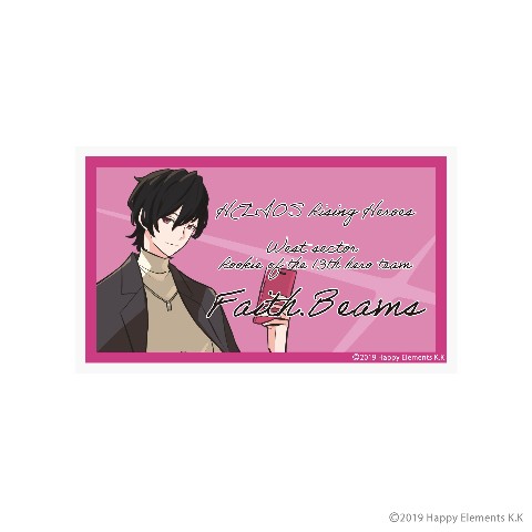 【エリオスライジングヒーローズ】アクリルネームバッジ フェイス・ビームス