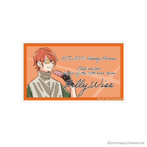 【エリオスライジングヒーローズ】アクリルネームバッジ ビリー・ワイズ