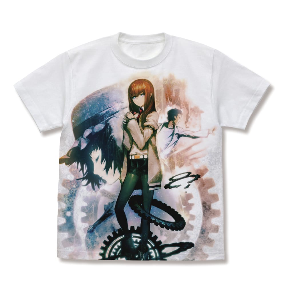 STEINS;GATE】牧瀬紅莉栖 フルグラフィックTシャツ/WHITE-M / vvstore