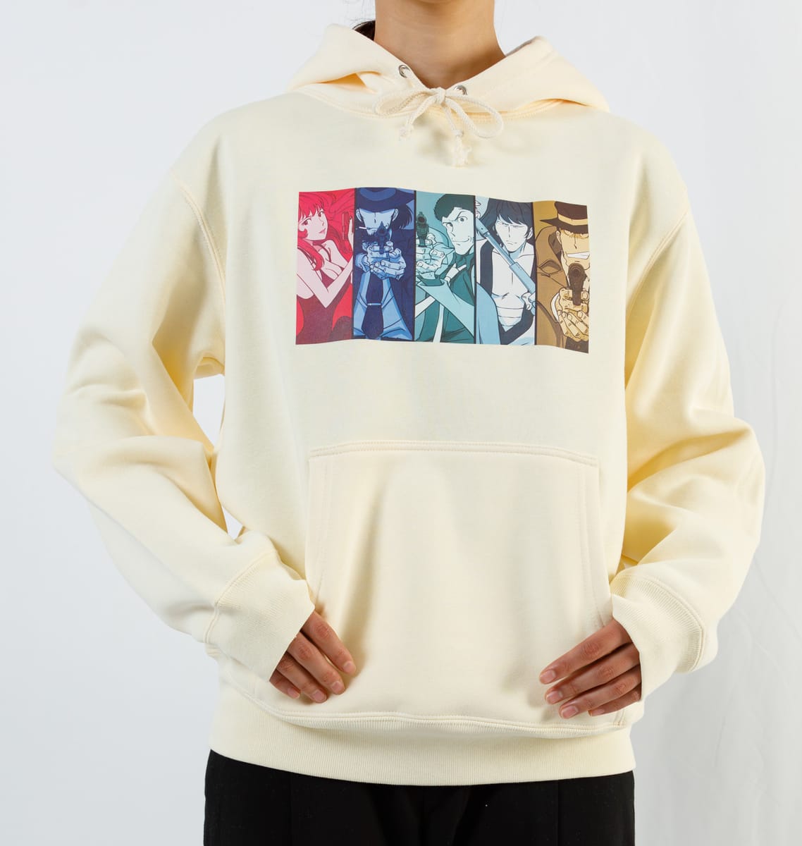 【ルパン三世】　パート６ルパン一味1スウェットプルオーバーPK　ナチュラル／Ｌ