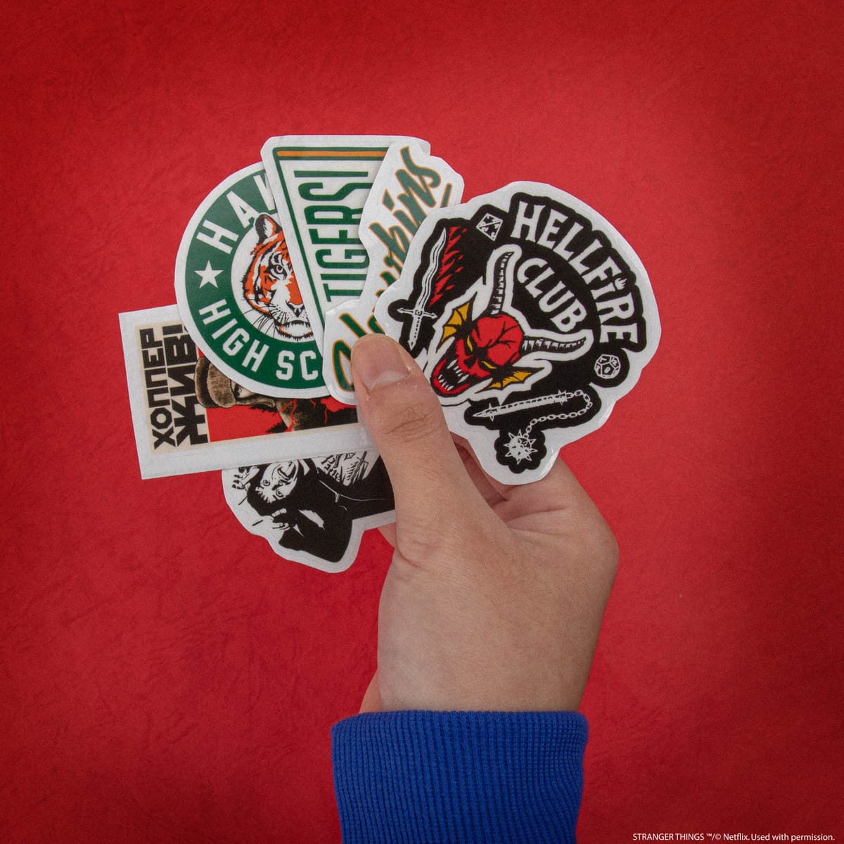 【ストレンジャー・シングス 未知の世界】ステッカー　シーズン4