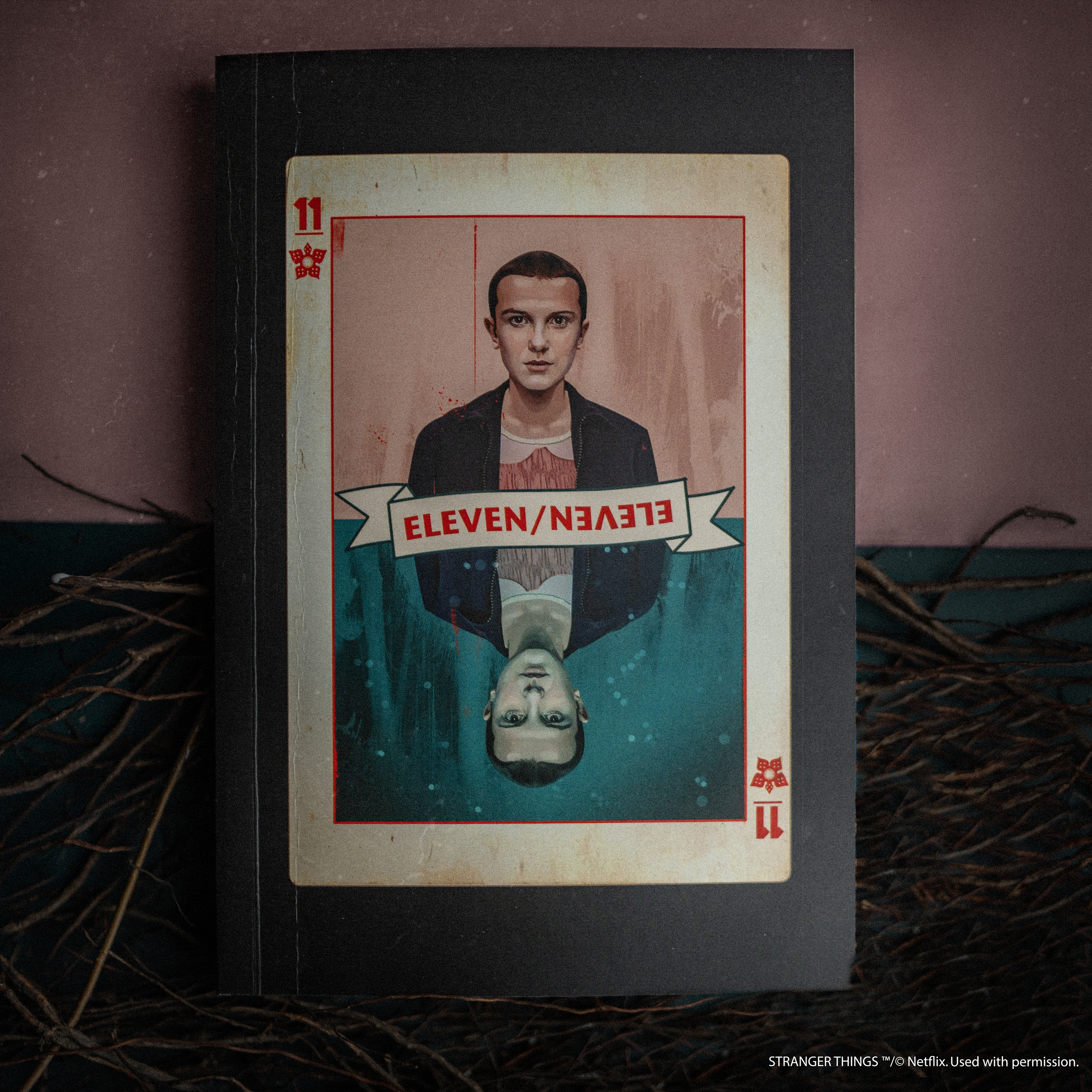 【ストレンジャー・シングス 未知の世界】ソフトカバー・ノート　イレブン