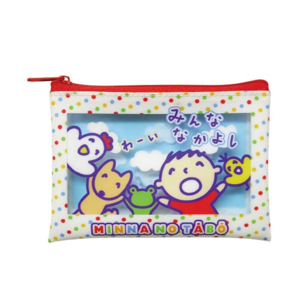 【サンリオキャラクターズ】サンリオ（胸キュン）クリアフラットポーチＳみんなのたあ坊