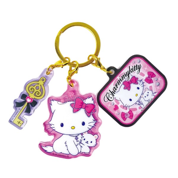 【サンリオキャラクターズ】サンリオ（胸キュン）３連アクリルキーホルダーチャーミーキティ
