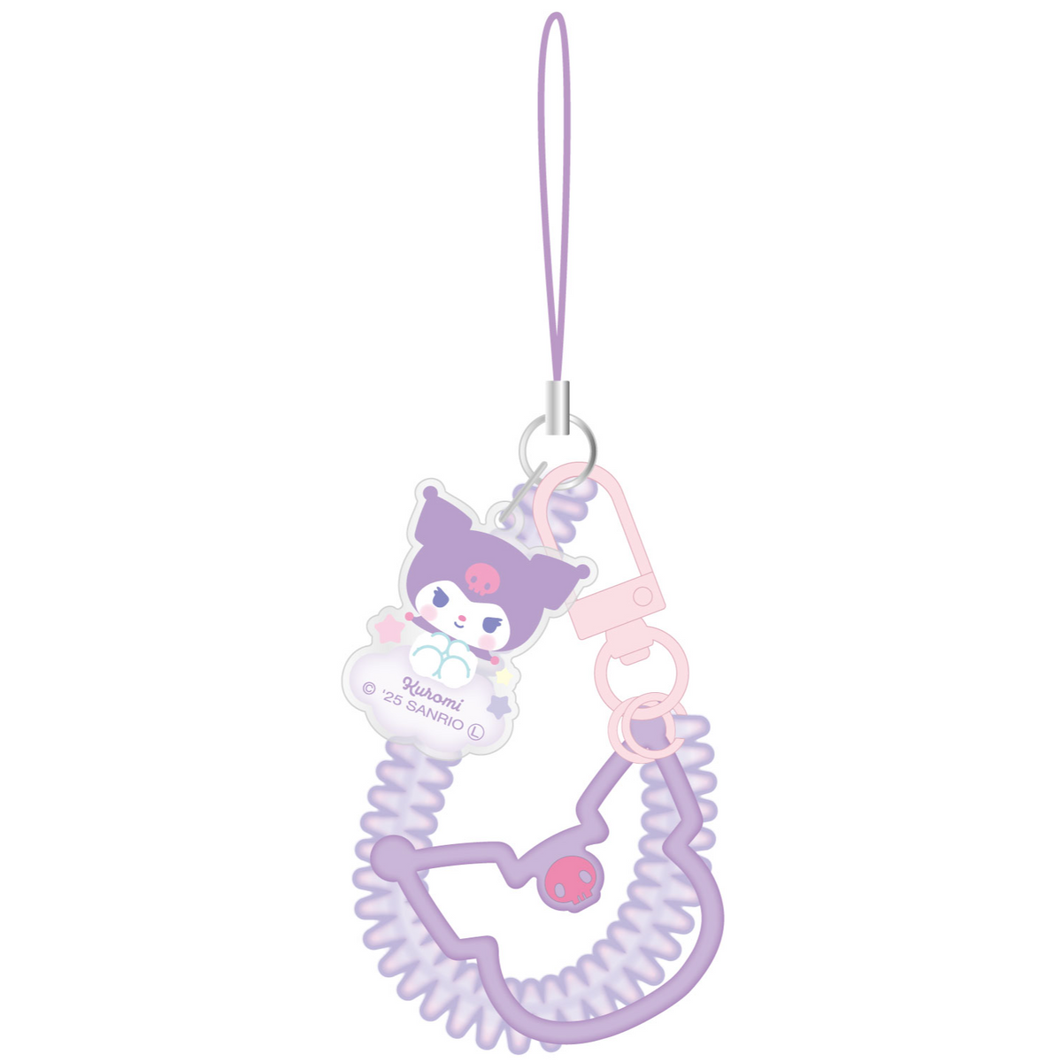 【サンリオキャラクターズ】　マルチコイルストラップ　クロミ