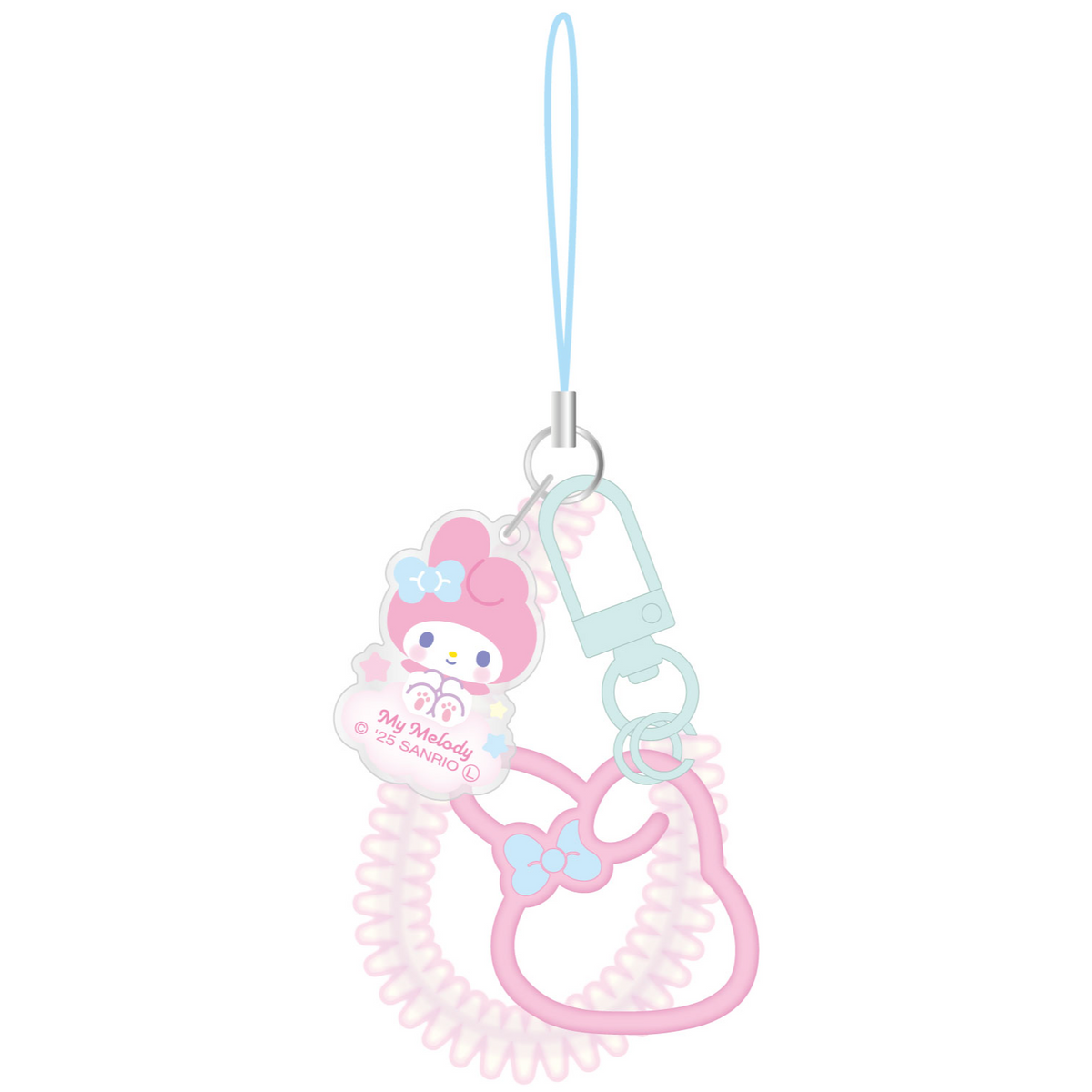 【サンリオキャラクターズ】　マルチコイルストラップ　マイメロディ