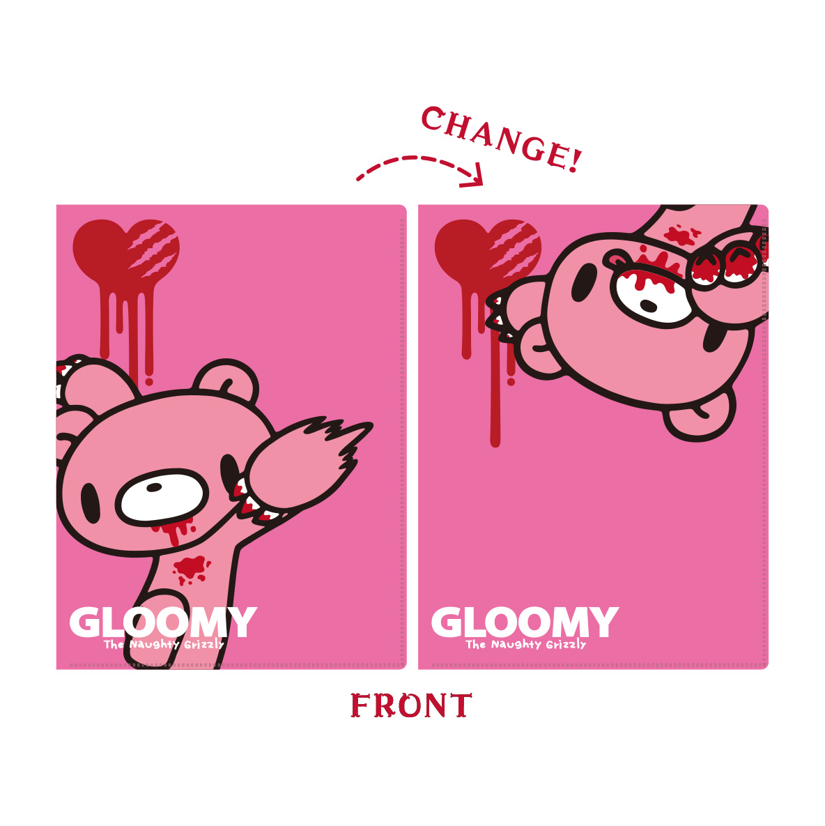 【グル～ミ～】３Ｄチェンジングファイル　ＰＩＮＫ