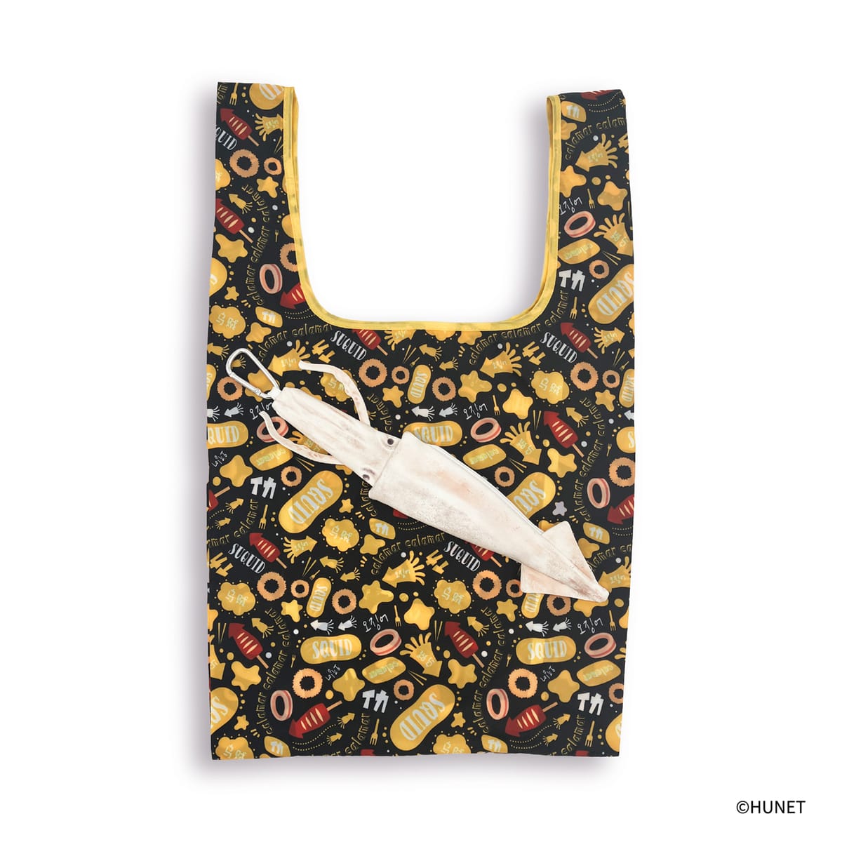 【おさかなエコバッグ&ポーチ】いか