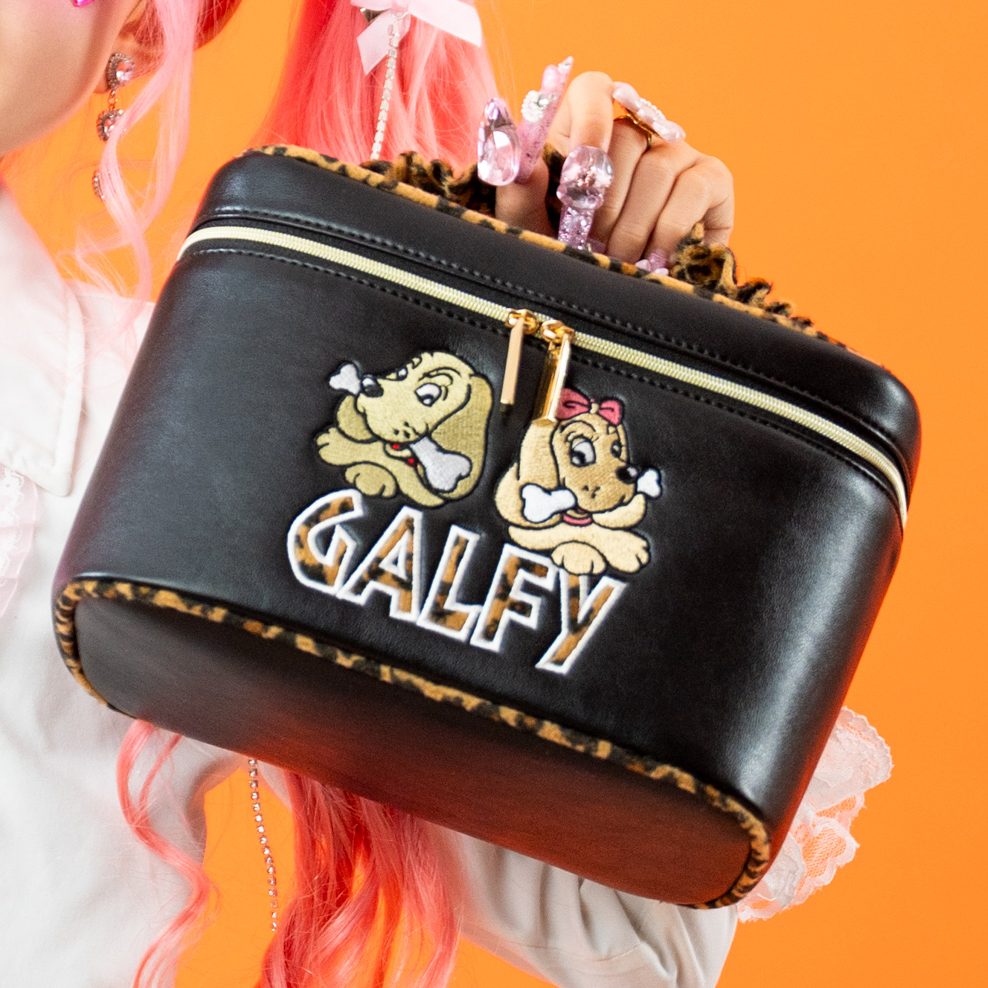 【GALFY×VV】バニティポーチ レオパード