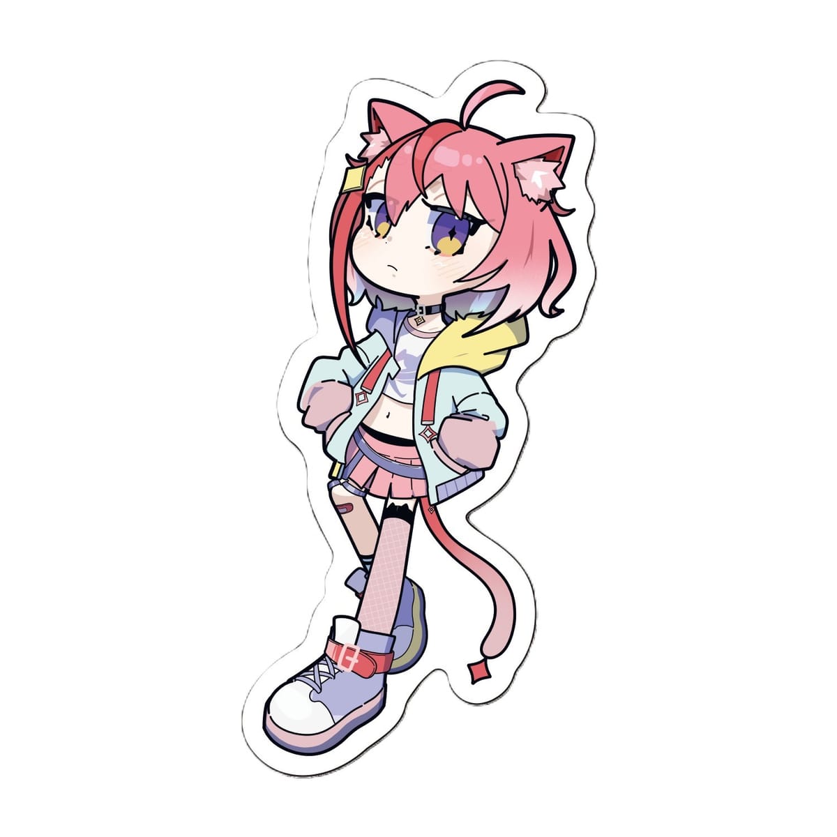 【宙星ぱる】 ステッカー  全身