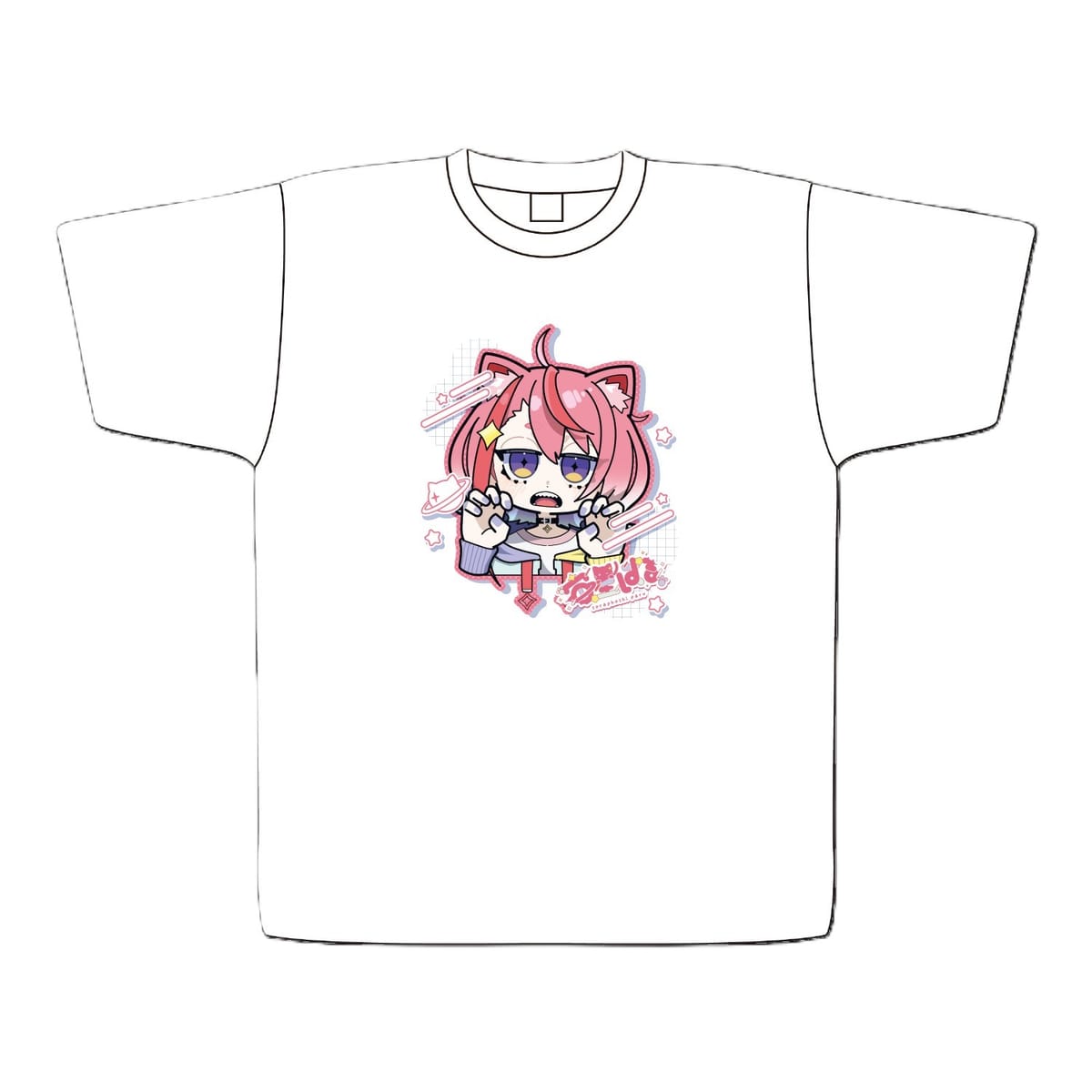 【宙星ぱる】 Tシャツ   L