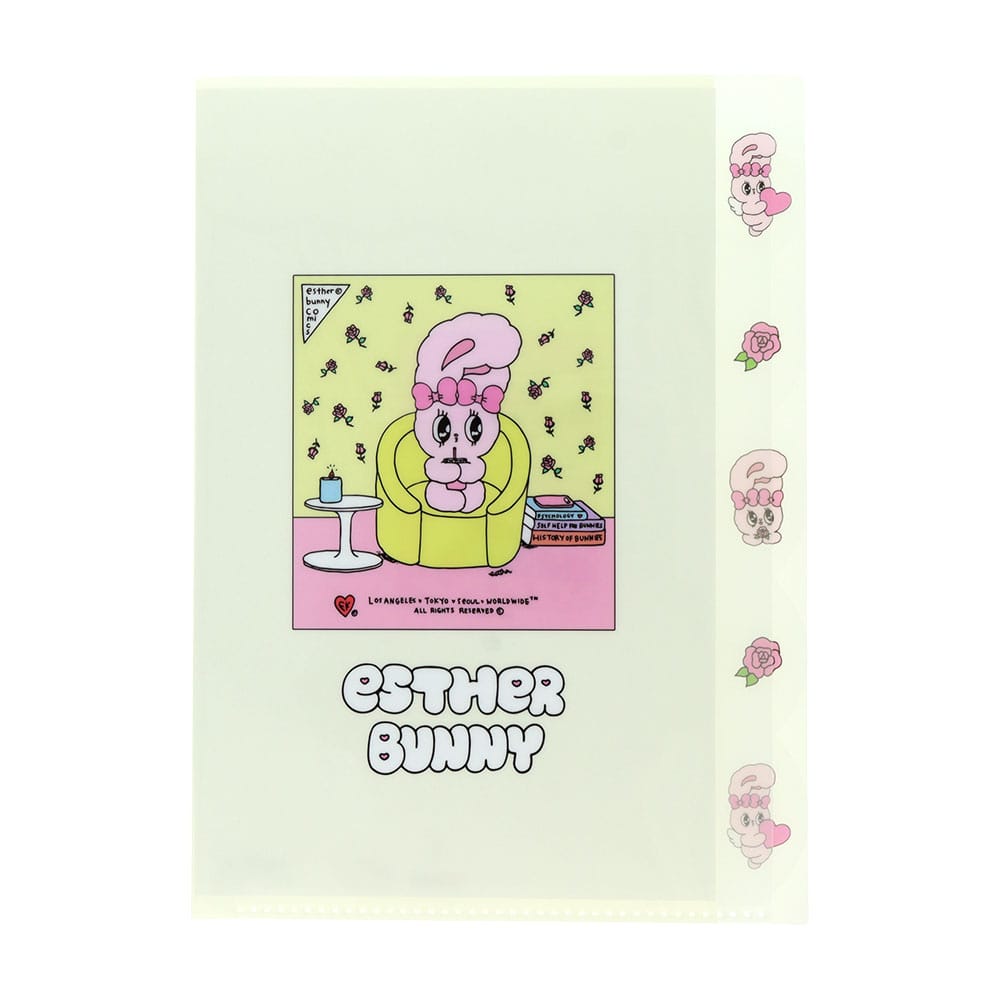 【エスターバニー】ダイカットクリアファイル5P CR