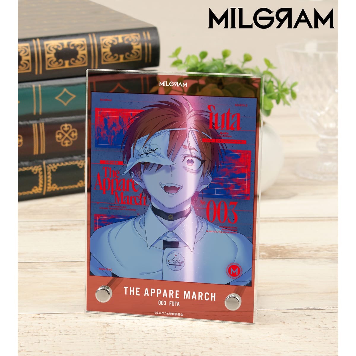 【MILGRAM -ミルグラム-】フータ『天晴行進曲』 ジャケットイラストver. ダブルアクリルパネル