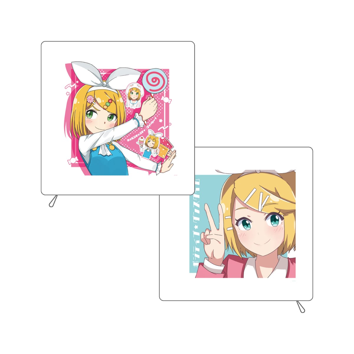 【キノシタ】 クッション 鏡音リン