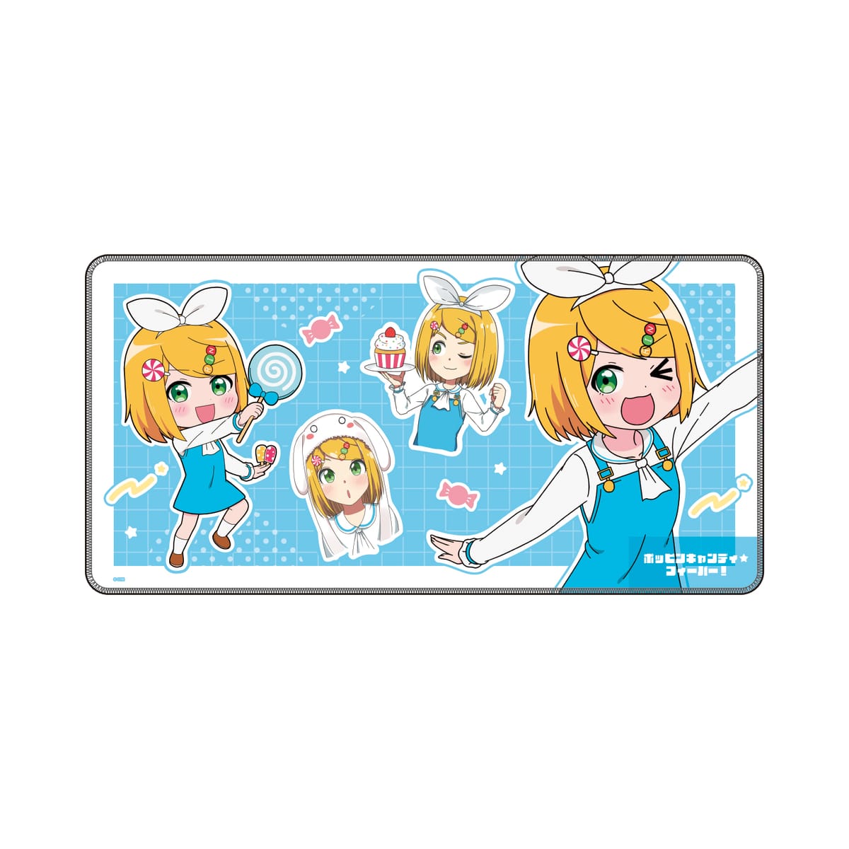 【キノシタ】 デスクマット 鏡音リン