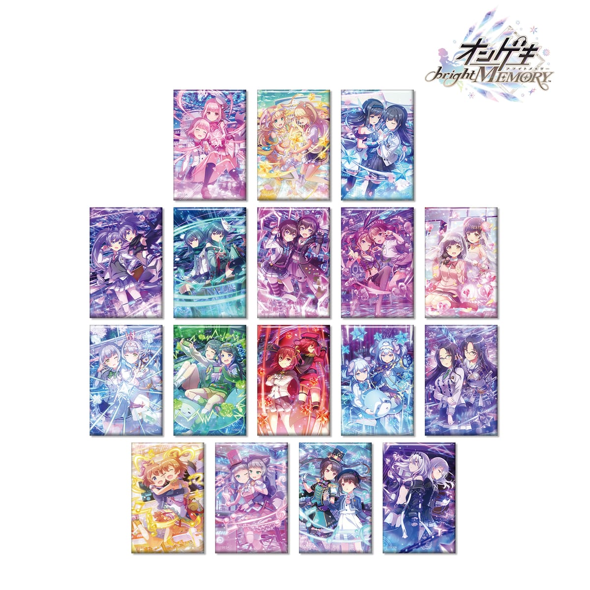 オンゲキ bright MEMORY】トレーディング Make UP Future！ スクエア缶