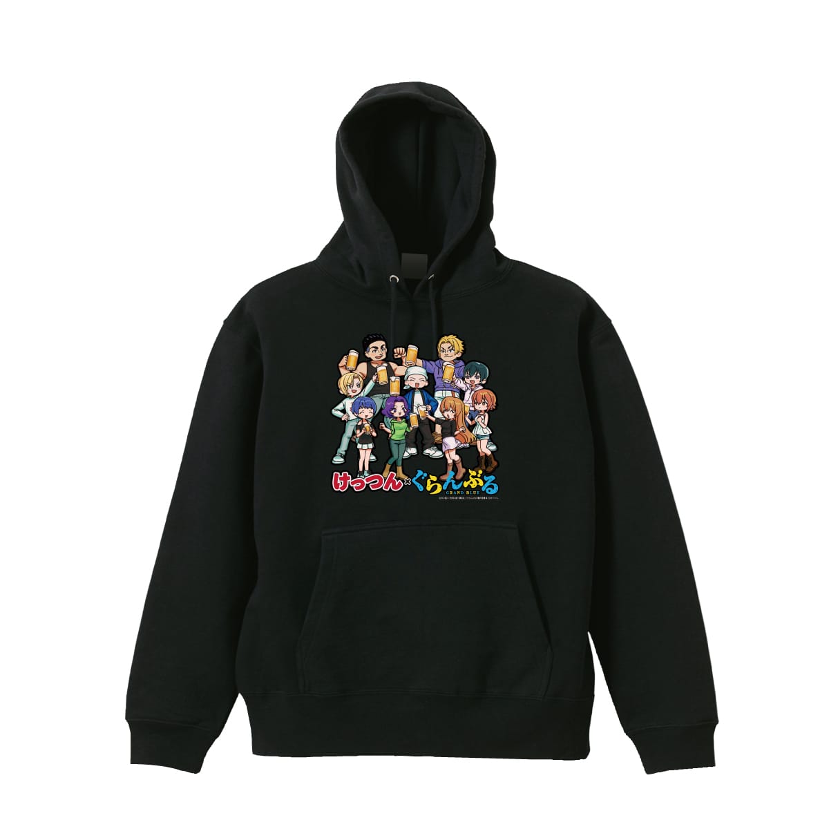 【けっつん×ぐらんぶる】 パーカー   L