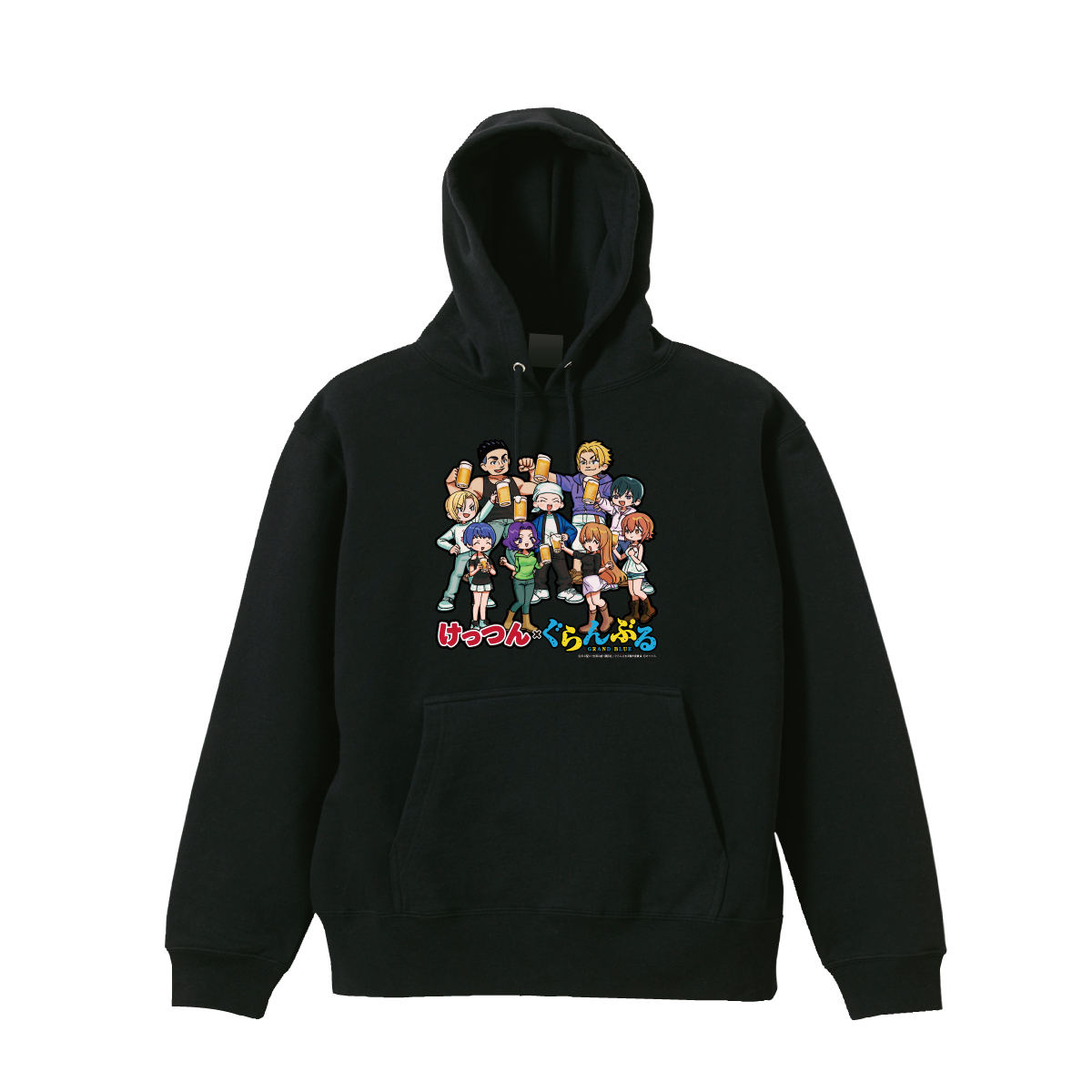 【けっつん×ぐらんぶる】 パーカー   XL