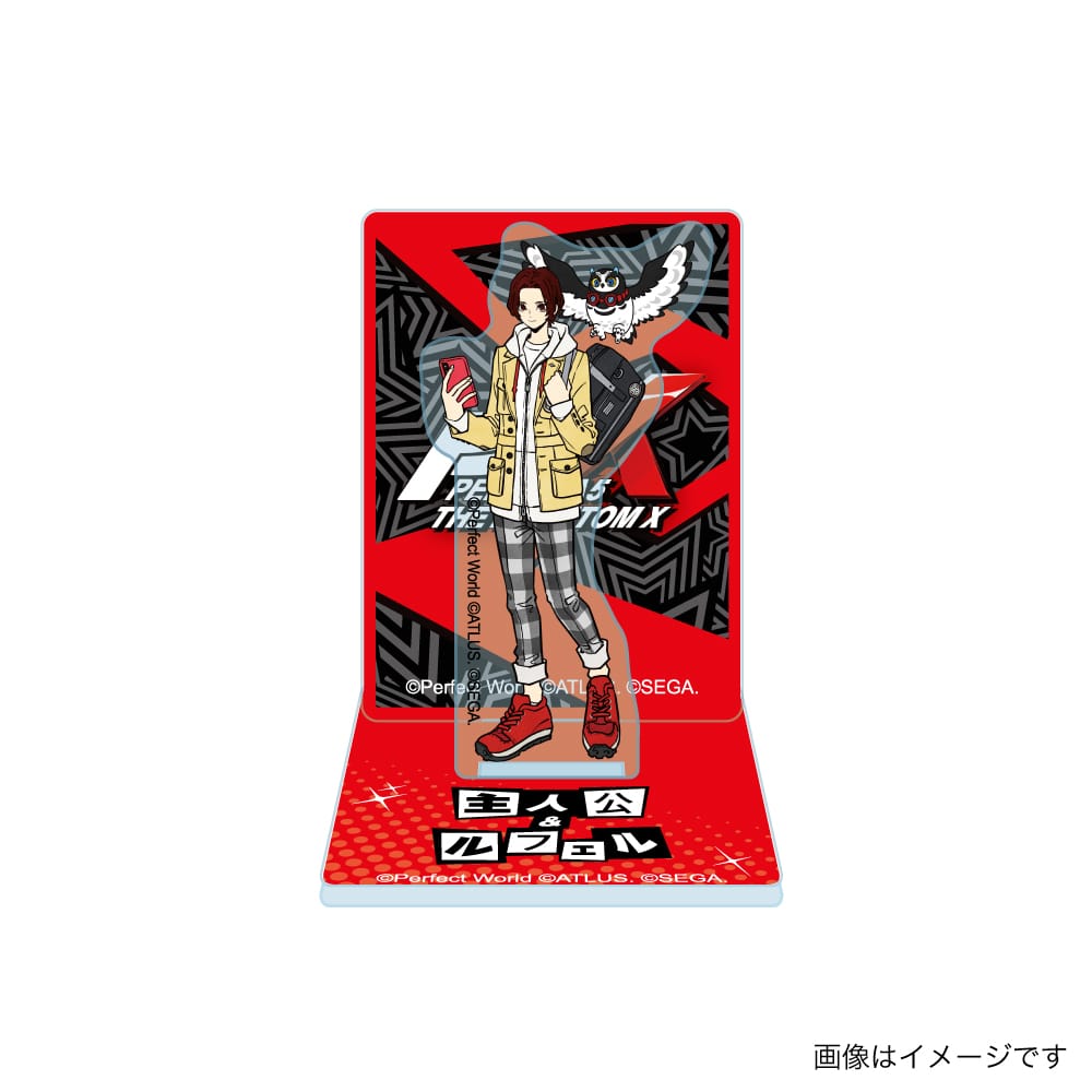 【P5X】アクリルミニジオラマ (主人公＆ルフェル)