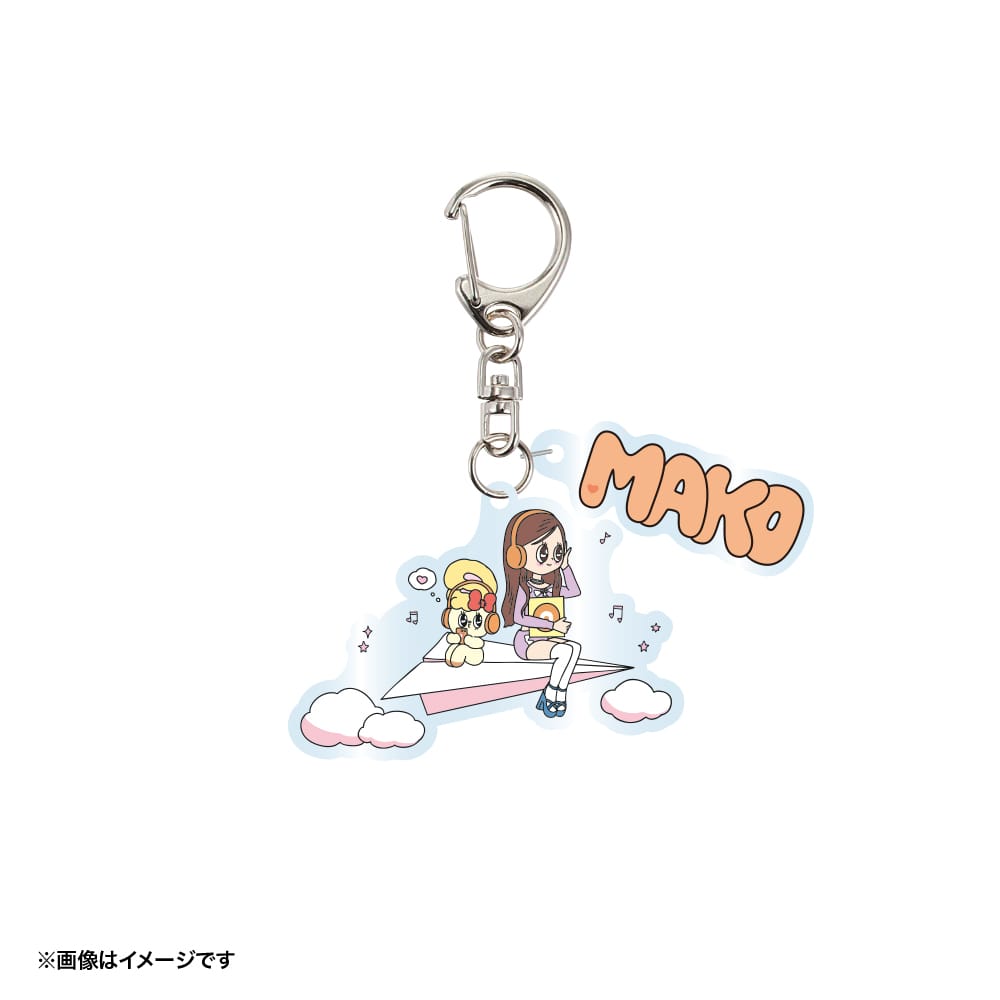 【NiziU×エスターバニー】アクリルキーホルダー (MAKO・エスターバニー)