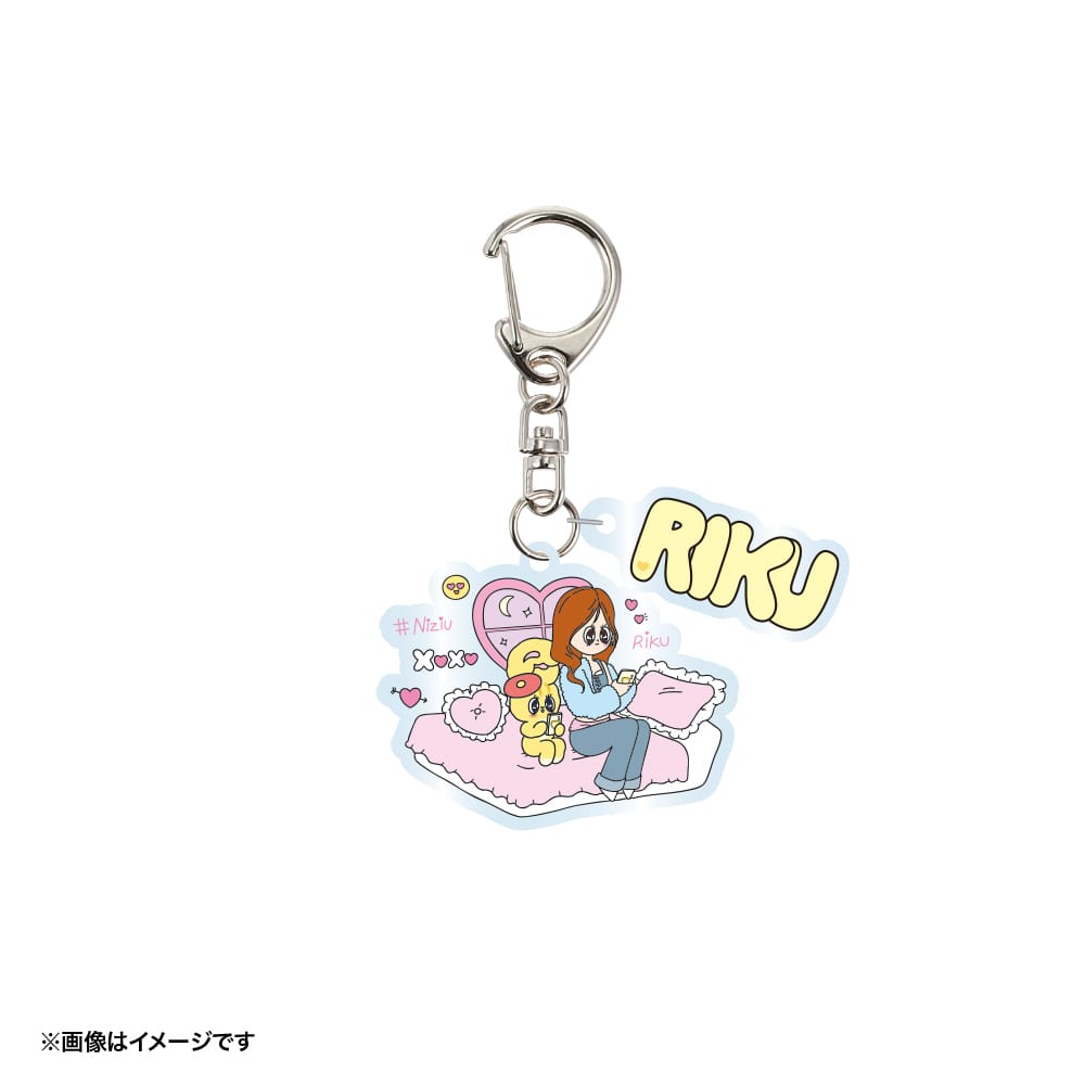 【NiziU×エスターバニー】アクリルキーホルダー (RIKU・エスターバニー)