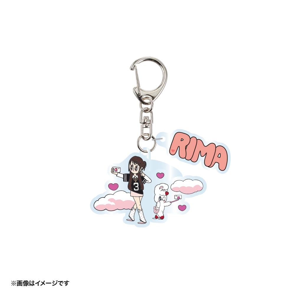 【NiziU×エスターバニー】アクリルキーホルダー (RIMA・エスターバニー)