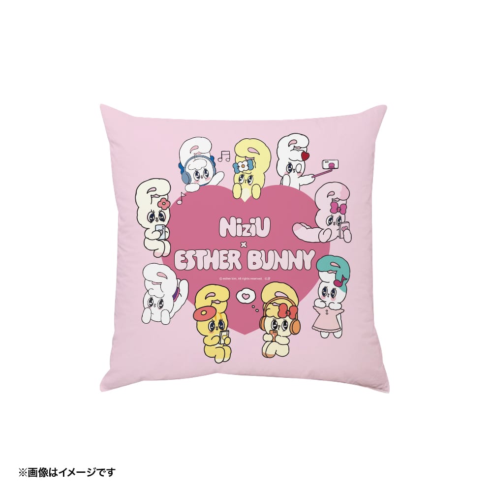 【NiziU×エスターバニー】クッション (エスターバニー集合)