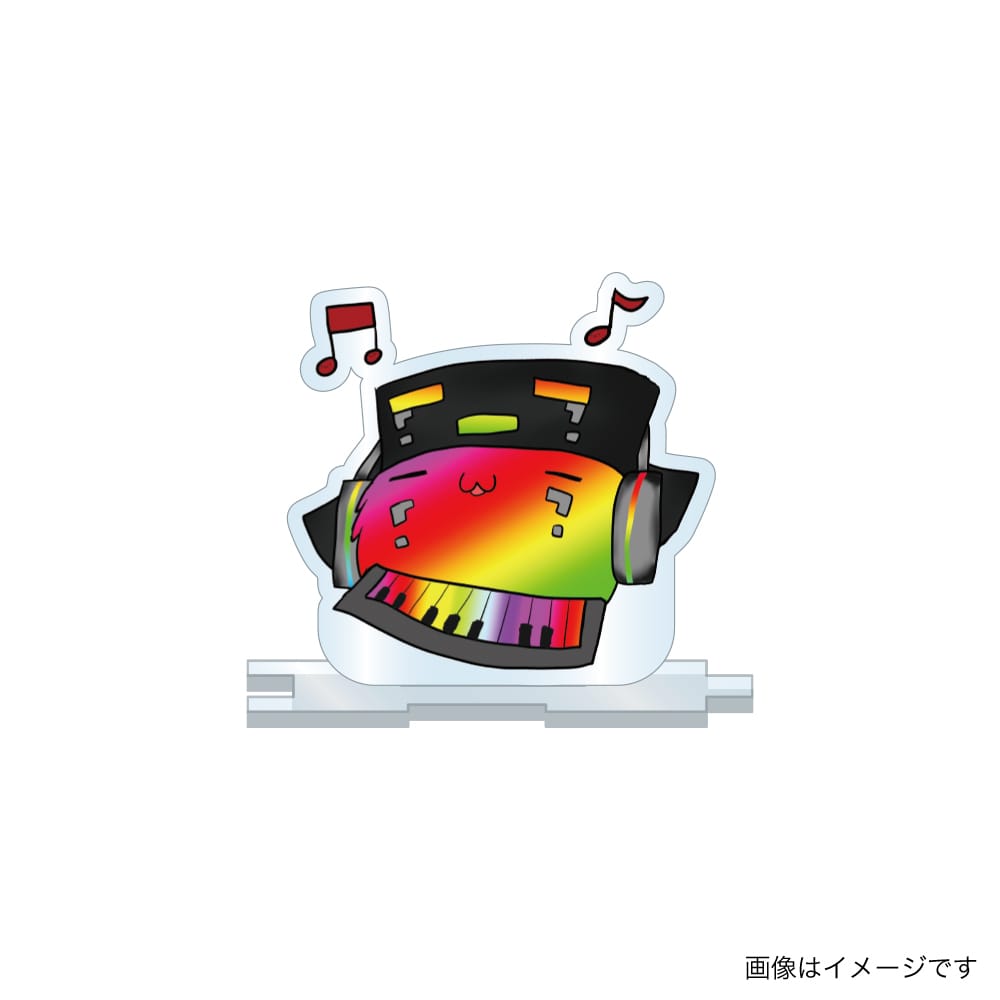 【レウクラウド】繋がるミニキャラクタースタンド　ゲーミング毛玉