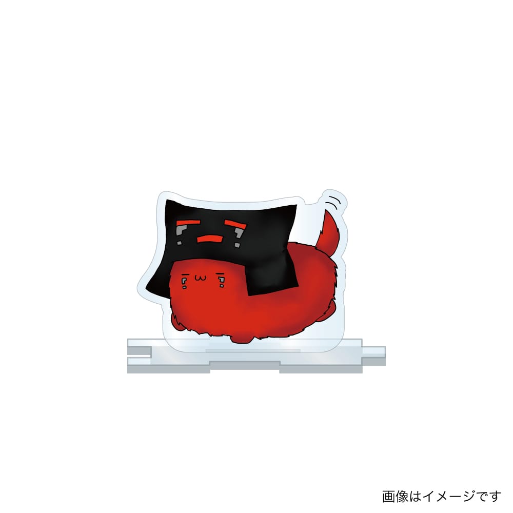 【レウクラウド】繋がるミニキャラクタースタンド　もふ犬毛玉