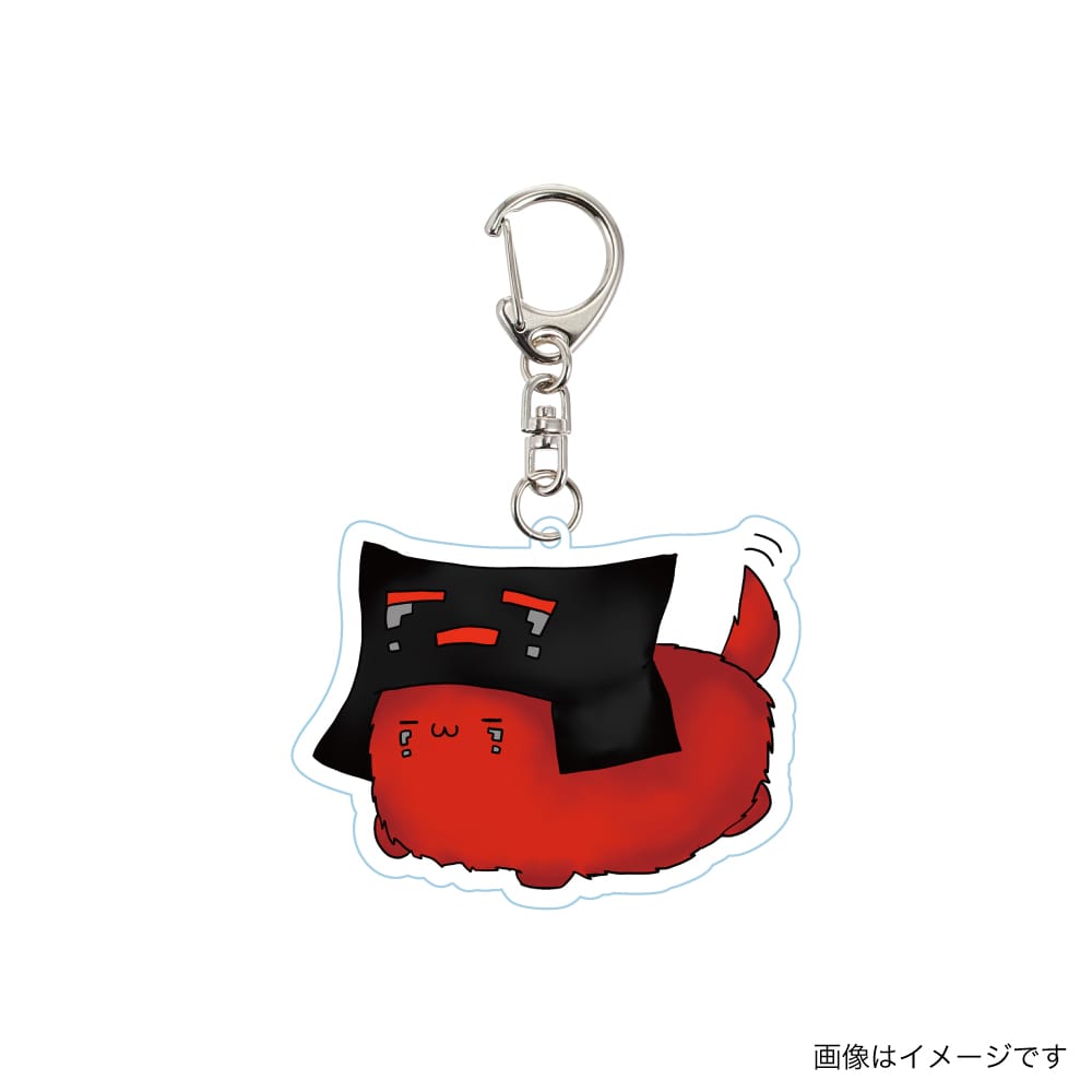 【レウクラウド】アクリルキーホルダー　もふ犬毛玉