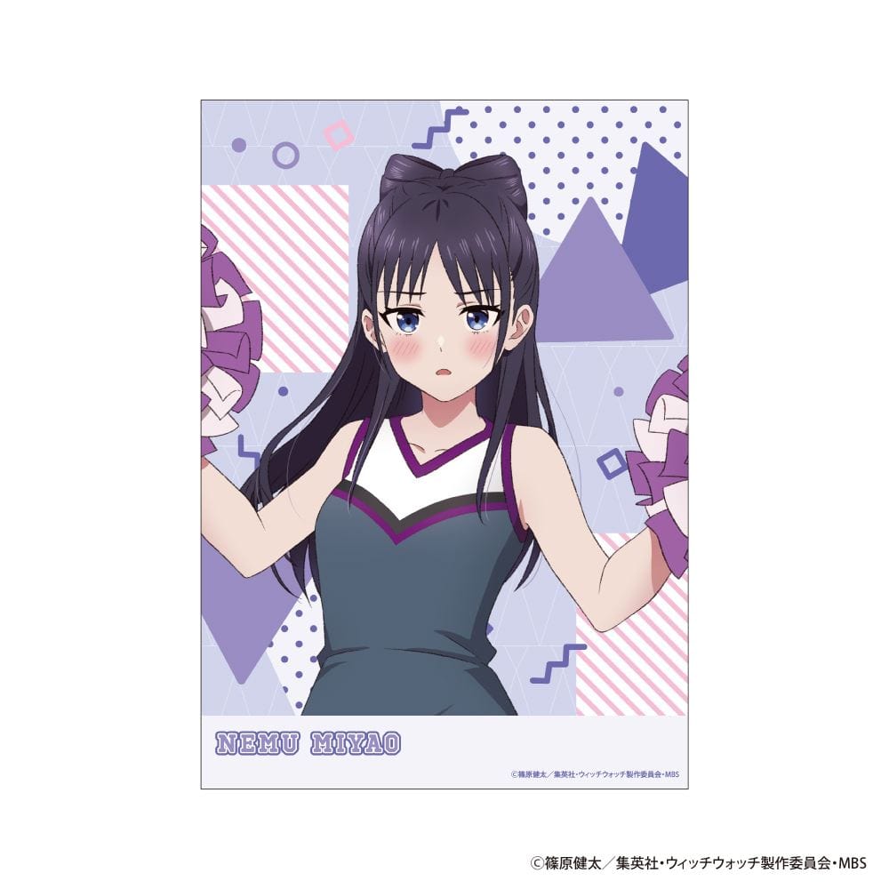 【ウィッチウォッチ】A3クリアポスター 応援団&チアver.（宮尾音夢）