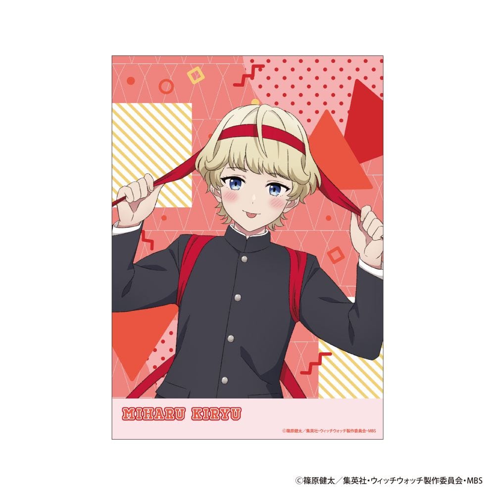 【ウィッチウォッチ】A3クリアポスター 応援団&チアver.（霧生見晴）