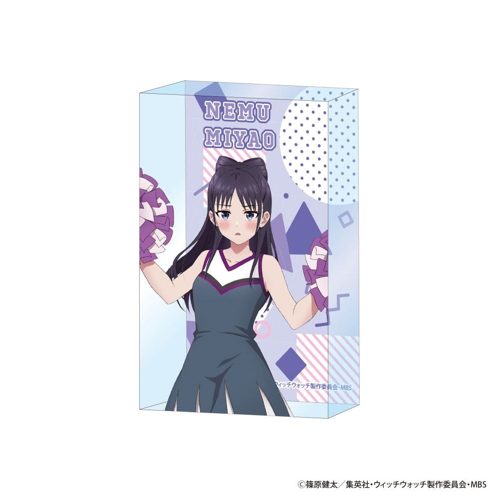 【ウィッチウォッチ】アクリルブロック 応援団&チアver.（宮尾音夢）