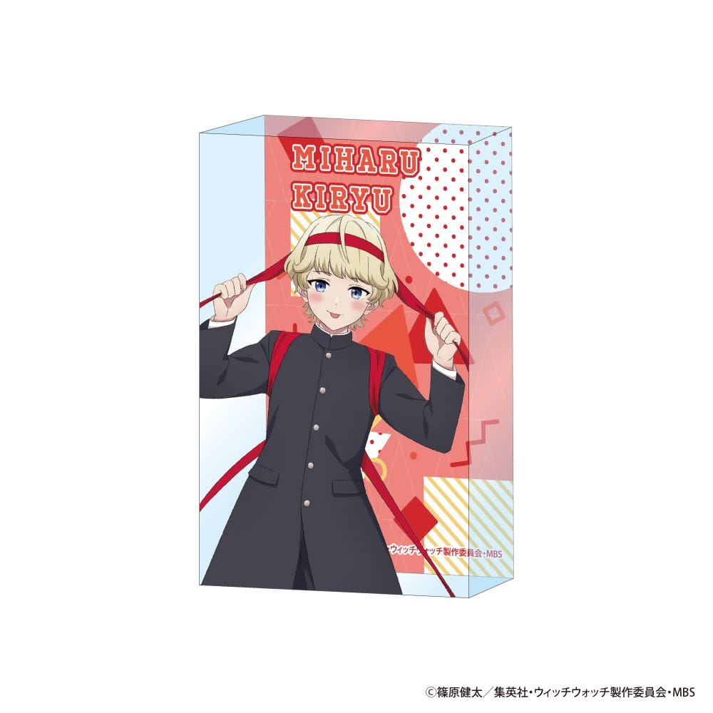 【ウィッチウォッチ】アクリルブロック 応援団&チアver.（霧生見晴）