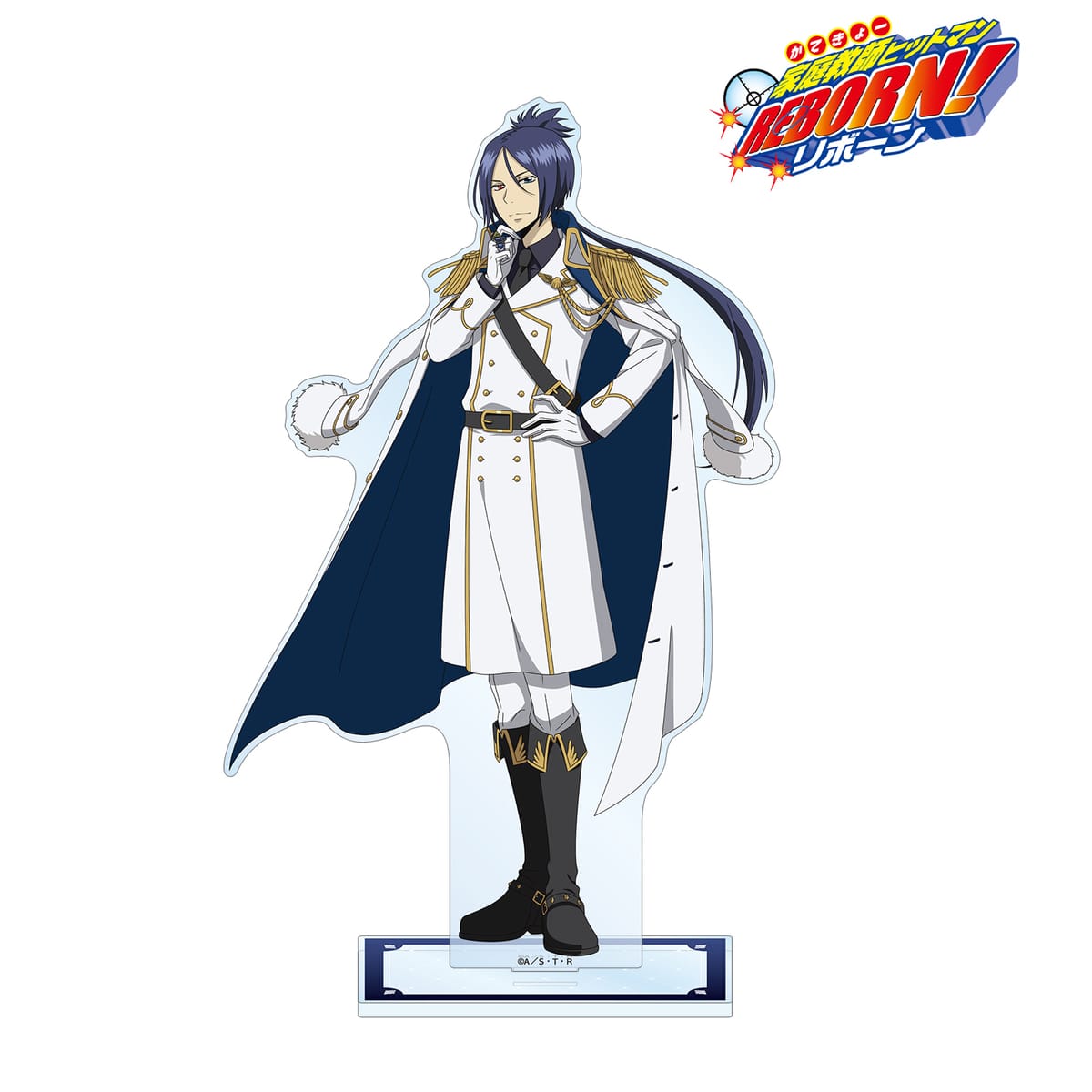 【家庭教師ヒットマンREBORN!】描き下ろし 六道 骸（10年後） 白衣装ver. 特大アクリルスタンド